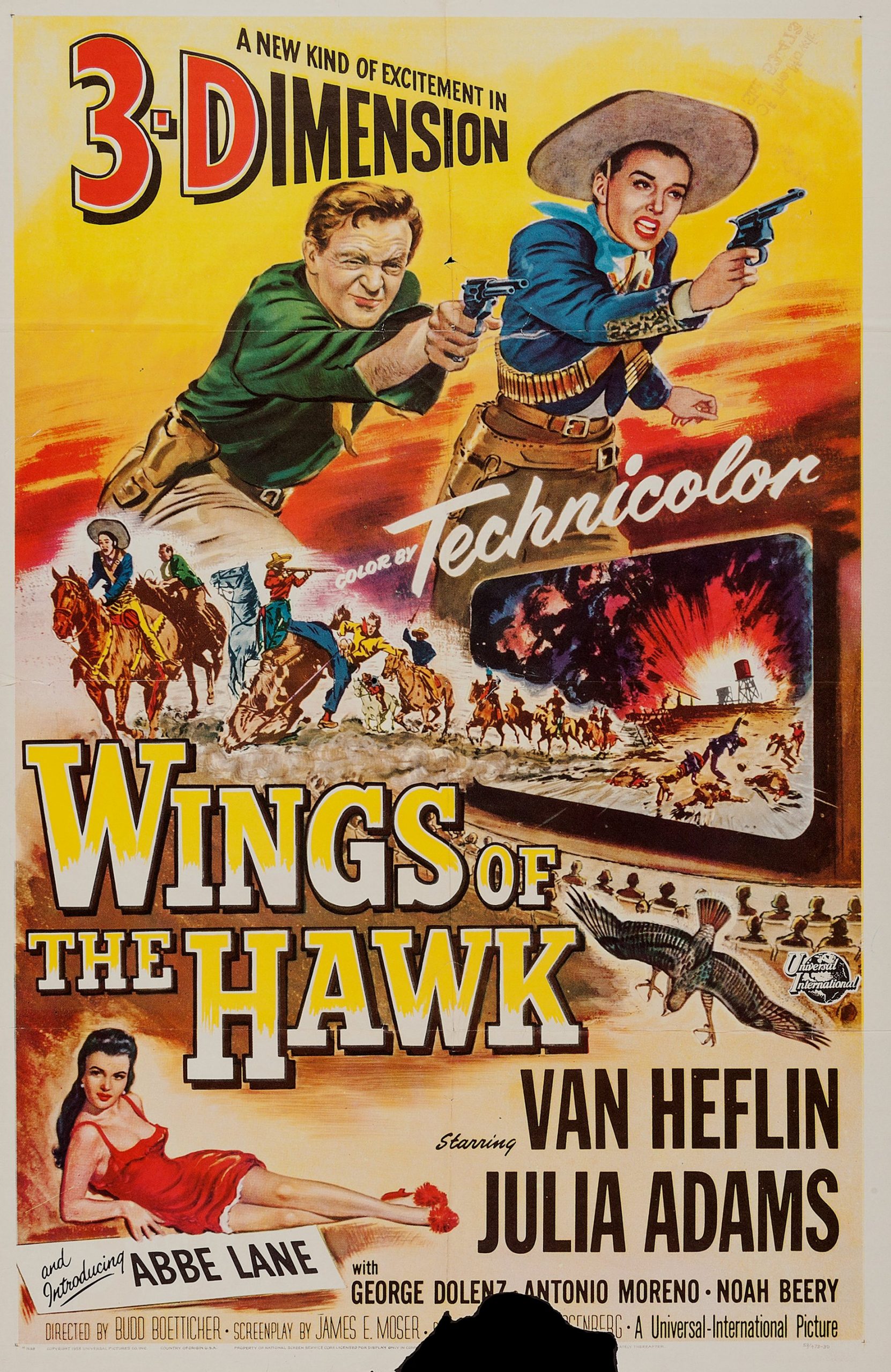 From Kino Lorber & The 3D Film Archive: WINGS OF THE HAWK 