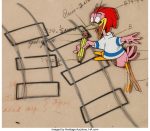 The Three Caballeros Aracuan Bird Color Model Setup Group (Walt Disney, 1945)….
